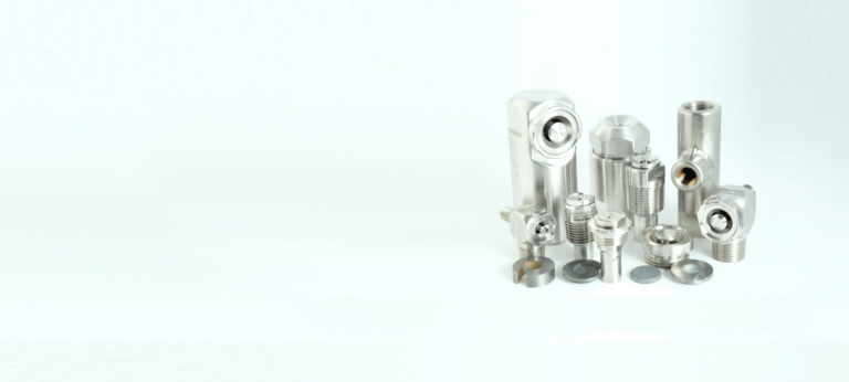 Assortiment de buses de pulvérisation industrielles Delavan en acier inoxydable avec embouts et joints